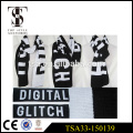 Fils épais tricoté chaleureux design simple écharpe de football en acrylique fan de foot service OEM mannequin cadeau de Noël